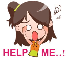 Cute Girl with Mei (English Version) sticker #7211589