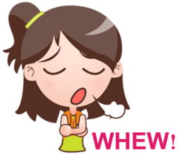Cute Girl with Mei (English Version) sticker #7211592