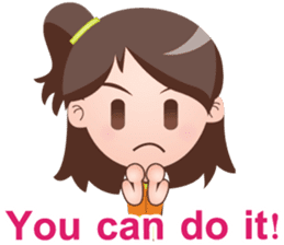 Cute Girl with Mei (English Version) sticker #7211595