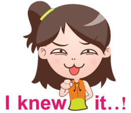 Cute Girl with Mei (English Version) sticker #7211596