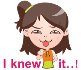 Cute Girl with Mei (English Version) sticker #7211596
