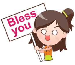 Cute Girl with Mei (English Version) sticker #7211597