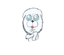 Lion's Head Dog sticker #7211724