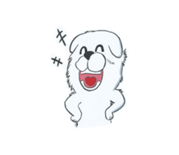 Lion's Head Dog sticker #7211726