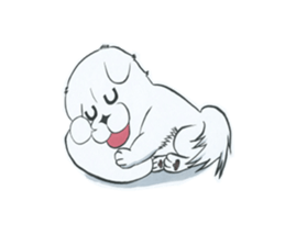 Lion's Head Dog sticker #7211731