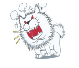 Lion's Head Dog sticker #7211734