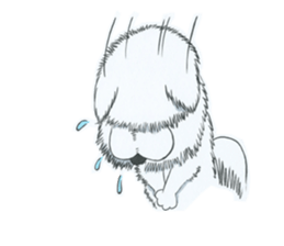 Lion's Head Dog sticker #7211735