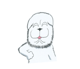 Lion's Head Dog sticker #7211745