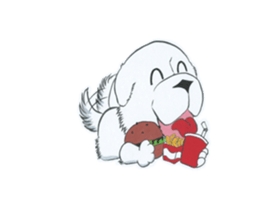 Lion's Head Dog sticker #7211749