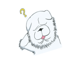 Lion's Head Dog sticker #7211751