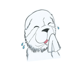 Lion's Head Dog sticker #7211758