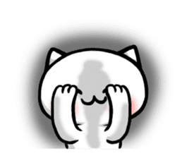 Cold cat of the smile sticker #7212077