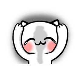 Cold cat of the smile sticker #7212079