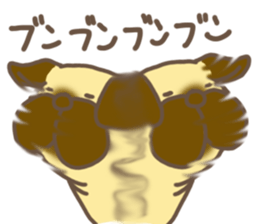 lovely pug sticker #7212098