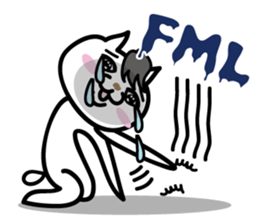 Myamico English abbreviations version sticker #7212404