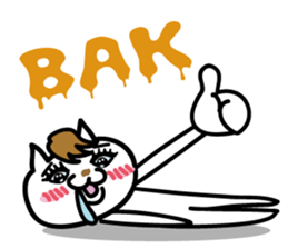 Myamico English abbreviations version sticker #7212406