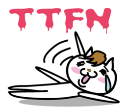 Myamico English abbreviations version sticker #7212407