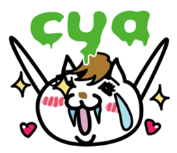 Myamico English abbreviations version sticker #7212417