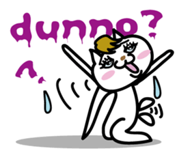 Myamico English abbreviations version sticker #7212432