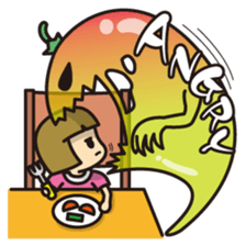 Ghost of vegetables sticker #7212445