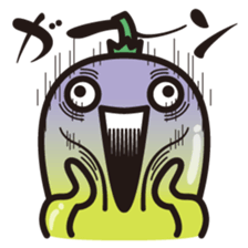 Ghost of vegetables sticker #7212463