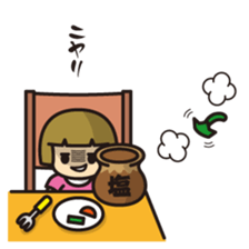 Ghost of vegetables sticker #7212479