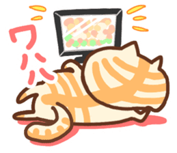 Japanese cat 2 sticker #7212665