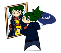 Genta and The Whimsical Paper sticker #7212911