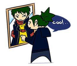 Genta and The Whimsical Paper sticker #7212911
