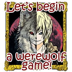wolfman game sticker