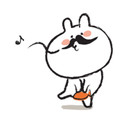 Hypothermia cat DAIFUKU-SAN (beard ver.) sticker #7213202