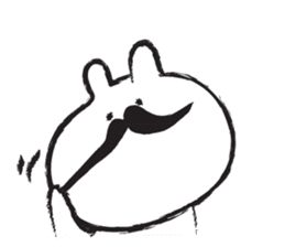 Hypothermia cat DAIFUKU-SAN (beard ver.) sticker #7213210