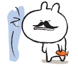 Hypothermia cat DAIFUKU-SAN (beard ver.) sticker #7213212