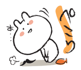 Hypothermia cat DAIFUKU-SAN (beard ver.) sticker #7213221