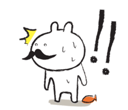 Hypothermia cat DAIFUKU-SAN (beard ver.) sticker #7213222