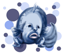 Unpleasant creature sticker #7213966