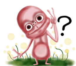 Unpleasant creature sticker #7213980