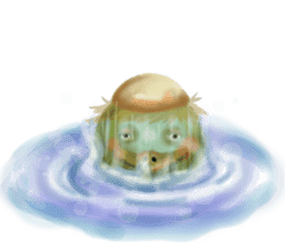 Unpleasant creature sticker #7213981