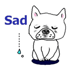 Name is wasabi in French Bulldog sticker #7214089