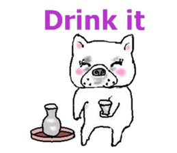 Name is wasabi in French Bulldog sticker #7214107