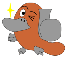 Not a mole! Platypus! sticker #7214200
