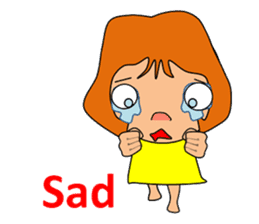 Dreaming girl (Laura) sticker #7214325