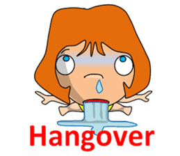 Dreaming girl (Laura) sticker #7214327