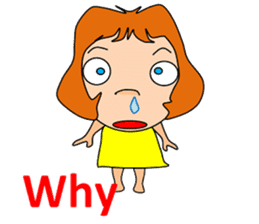 Dreaming girl (Laura) sticker #7214328