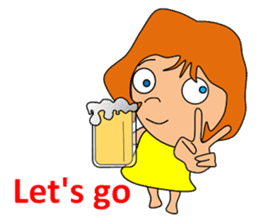 Dreaming girl (Laura) sticker #7214332