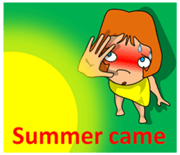 Dreaming girl (Laura) sticker #7214339