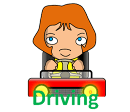 Dreaming girl (Laura) sticker #7214340