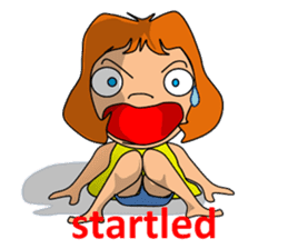 Dreaming girl (Laura) sticker #7214341