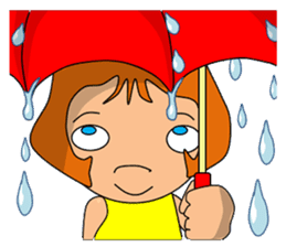 Dreaming girl (Laura) sticker #7214345