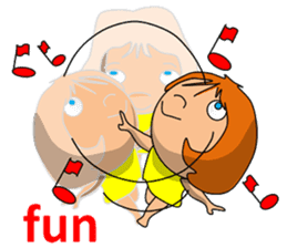 Dreaming girl (Laura) sticker #7214346